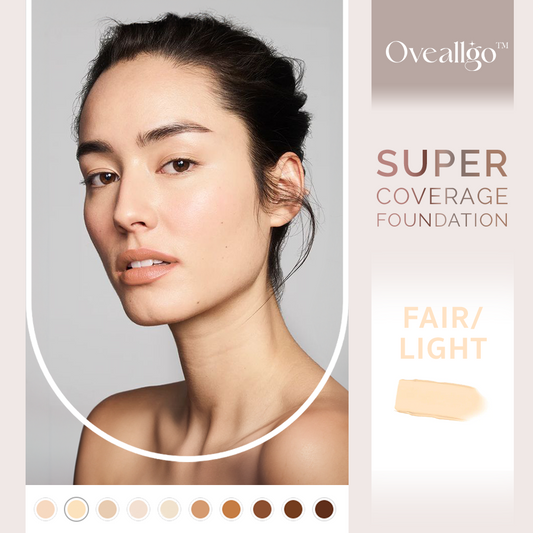 Oveallgo™ Super Coverage Foundation with Buffing Brush