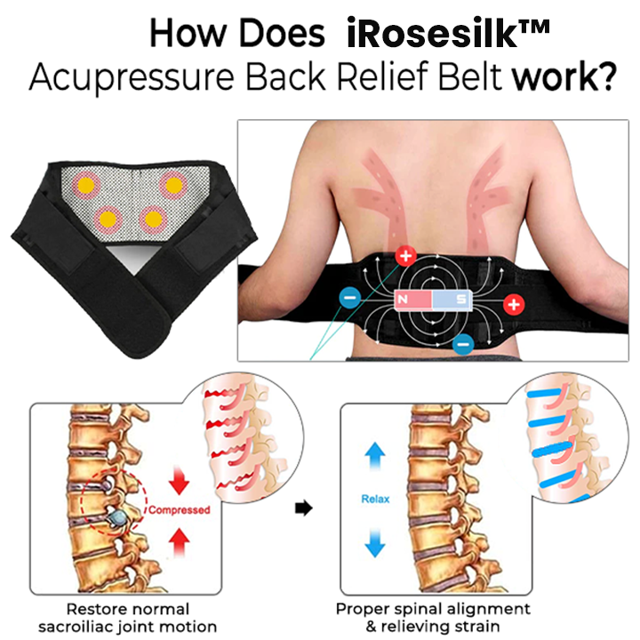 iRosesilk™ Acupressure Back Relief Belt