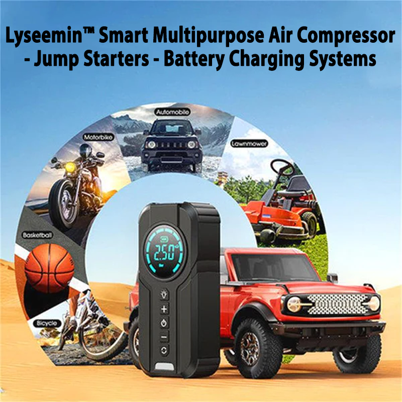 iRosesilk™SmartMultipurposeAirCompressor-JumpStarters-BatteryChargingSystems